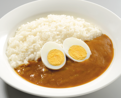 ゆでたまごカレー 12 ゆで卵 Big 価格540円 723kcal 温玉よりもゆでたまご派 という方はこちら アレルギー小麦 卵 豚肉