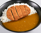 焼きロースカツカレー