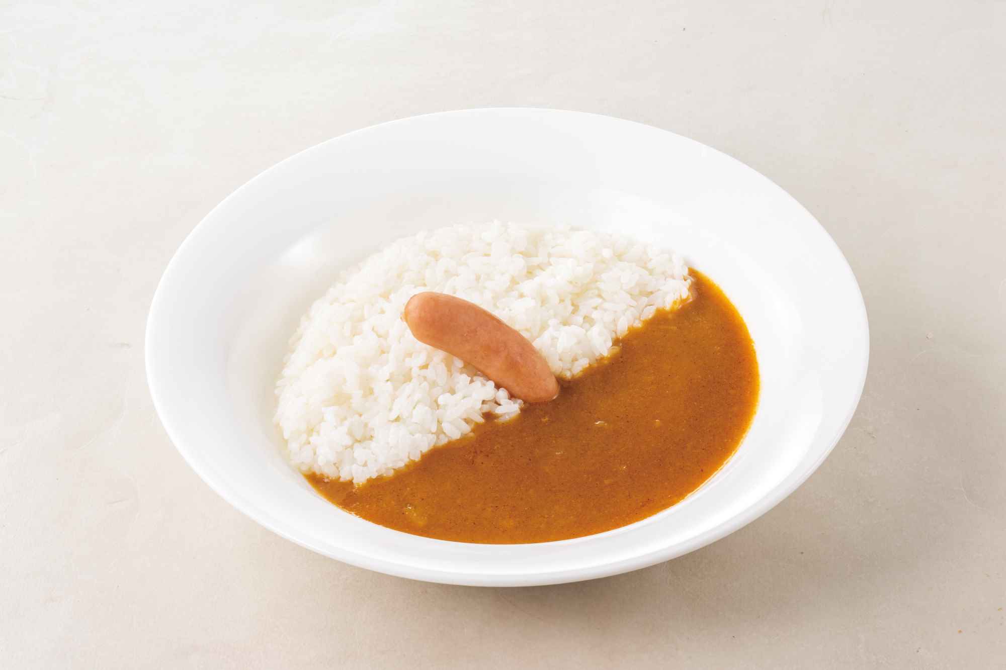 朝カレーAソーセージ